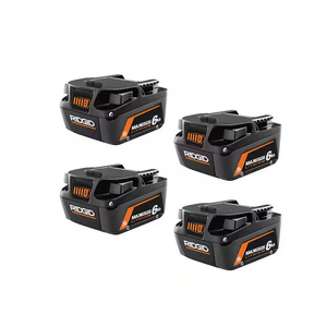 18V 6.0 Ah MAX Output Lithium-Ion Batteries (4-Pack) $209