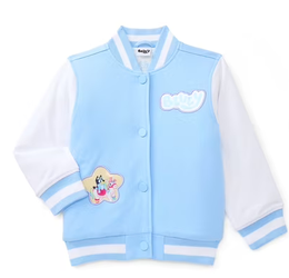 Character Toddler Varsity Jacket with Lining, Sizes 12M- 5T (Bluey, Hello Kitty, Hot Wheels, Toy Story) - $8.54