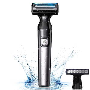 Fixdono Men's 2-in-1 Waterproof Electric Body Hair Trimmer & Shaver $10 + Free Shipping w/ Walmart+ or on $35+