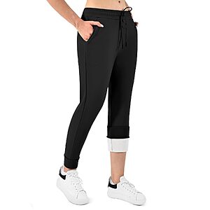 Walifrey Women's Fleece Lined High Rise Jogger Pants from $10.49 + Free Shipping w/ Prime or on $35+
