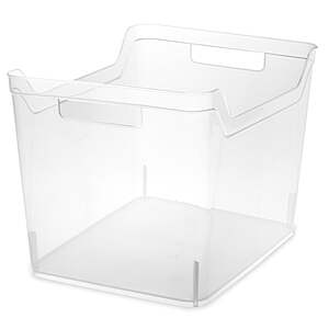 Sterilite Wide Shelf Bin, 6 Count $15.38