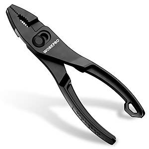 4" Workpro Slip Joint Pliers w/ Adjustable Two-Position Jaw (Black or Silver) $15.99 + Free Shipping w/ Walmart+ or on $35+