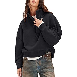 Fenclushy Women's Oversized Pullover Sweatshirt (Various Colors) $19.99 + Free Shipping w/ Prime or on $35+