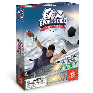 FoxMind Sports Dice Soccer Board Game $9.99 + Free Shipping w/ Walmart+