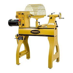 Powermatic 20" x 20" Variable Speed Woodworking Lathe, Reversible Wood Turning Machine, 2 HP, 220V 1Ph (2020B) $4599