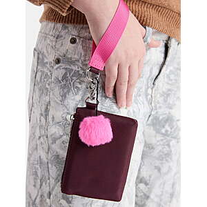 $2.44-$2.55, WM, Weekend Academy Girls Wristlet Keychain with Pom