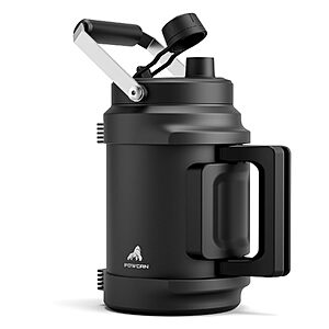 [Prime] 64-Oz Powcan Insulated Stainless Steel Water Bottle w/ Straw & Spout Lid (Midnight) $17.99 + Free Shipping