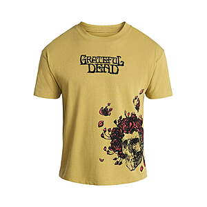$5.33, XS,S,M, Grateful Dead Men's and Big Men's Boxy Fit Graphic Tee, Walmart,