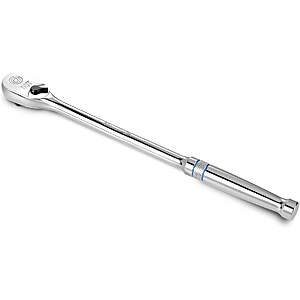 DURATECH Extra Long Handle 3/8-Inch Drive Ratchet, 90-Tooth Ratchet Wrench | Socket Wrench with 12" Handle $19