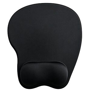 Nnakapaka Ergonomic M-Shape Wrist Rest Mouse Pad (Black) $3.44 + Free Shipping w/ Prime or on $35+