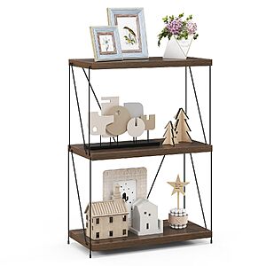 Giantex 3-Tier Bookshelf $22.99 + Free Shipping w/ Prime or on $35+