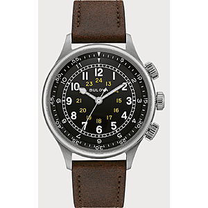 REFURBISHED Bulova Men's A15 Automatic Brown Watch 42MM 96A245 $265