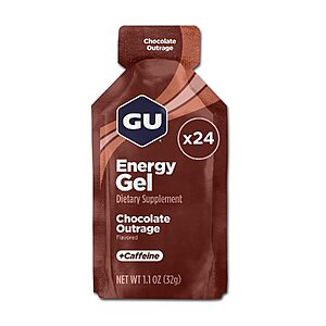 24-Count 1.1-Oz GU Energy Original Sports Nutrition Energy Gel (Chocolate Outrage) $23.93 + Free Shipping w/ Prime or on $35+