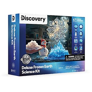 Discovery Frozen Earth Science Kit 67-Experiment STEM Chemistry Set for Kids $23.65 + Free Shipping w/ Prime or on $35+