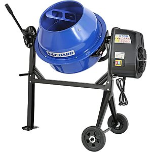 BILT HARD Electric Cement Mixer, 4 Cubic Ft. 550W $220