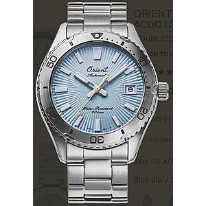 Orient 75th anniversary ra-ac0q12l30b stainless steel | 39.9mm limited edition $365