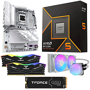 [Bundle] Ryzen 5 9600X CPU + GIGABYTE B850 AORUS ELITE WIFI7 ICE MB + 32GB Team T-Force Delta RGB RAM + 1TB Team Group G50 SSD + 240mm Cooler Master AIO $831 + Free S/H