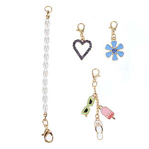 $3.39, WM, 4 pc Packed Party Summer Lovin' Charm Set, Drink Charm and Accessory