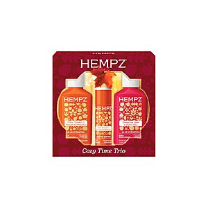 [S&S] Hempz Mini Moisturizer & Lip Balm Kit, Cozy Time Trio (Pack of 3) | Nourishing formula helps restore comfort to chapped lips $8.83