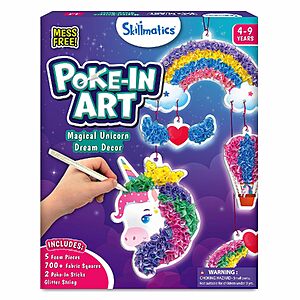 Skillmatics Poke-in Art Magical Unicorn Dream Decor Wood Craft Kit $18.97 + Free Shipping w/ Prime or on $35+