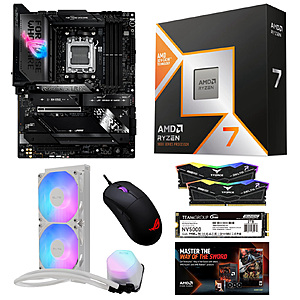 [Bundle] Ryzen 7 9800X3D CPU + ASUS ROG STRIX X870E-E MB + 32GB Team RAM + 2TB Team SSD + 240mm AIO, Mouse & Game $1,331 + Free S/H $1331