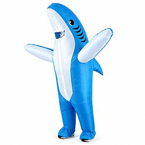 Adult Inflatable Shark Halloween Costume (Blue) $14.99 + Free Shipping w/ Prime or on $35+