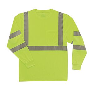 Ergodyne Unisex High-Visibility Striped T-Shirt (Yellow, L or XL) $7.98 at Lowe's w/ Free Store Pickup