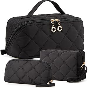 Prime Members: 3-Pc YTL Makeup Cosmetic Travel Bag Set (Various Colors) from $7.64 + Free Shipping