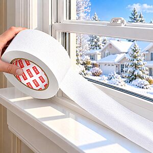 Prime Members: SWRT 2" x 90' White Window Weather Sealing Tape $9.01 + Free Shipping