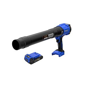 Kobalt 24V Brushless Handheld Leaf Blower 270-CFM 130-MPH w/ 3-Ah Battery & Charger $79 + Free Shipping