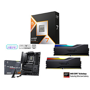 Bundle: Ryzen 7 9800X3D + MSI MAG X870E TOMAHAWK MAX WIFI + G.SKILL 32GB RAM DDR5 6000 w/ Free AMD ONIMUSHA Game Bundle + Cooler Master Elite Liquid 240 CPU AIO Cooler $1094.99
