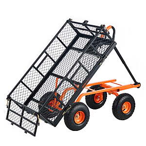 VEVOR Garden Cart, 400 lbs Load with 10" Wheels $87.37