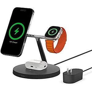 $52.95* | MagSafe 3-in-1 2nd Gen Wireless Charging Stand for iPhone, Apple Watch, AirPods at Amazon