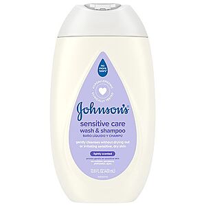 13.6-Oz Johnson's Baby Sensitive Care Baby Body Wash & Shampoo $2.49 + Free Store Pickup on $10+