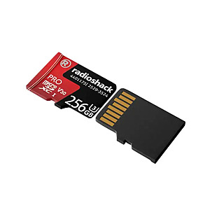 RadioShack 256GB Micro SD Memory Card U3, V30 $27.99