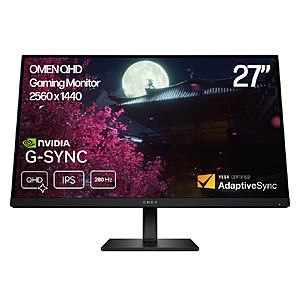 Costco Members: 27" HP OMEN 27qs G2 QHD 280Hz IPS Black Gaming Monitor $199.97 + Free Shipping