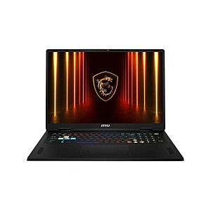 Cert. Refurb: MSI Vector A18 HX: 18" QHD+ 240Hz IPS, Ryzen 9 9955HX, RTX 5070Ti, 32GB DDR5, 1TB SSD, Cooler Boost 5 Dual-Fan System w/ Vapor Chamber $1999.99