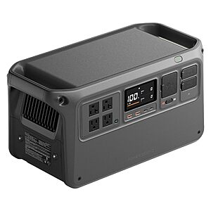 DJI Power 1000 V2 Portable Power Station, 1024Wh LFP Battery, 2600W Stable Output $399.98