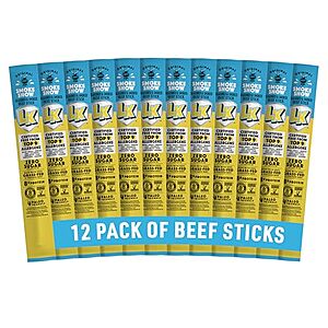 [SnS, AC] $11.26 | 12-Pack 1-Oz Lorissa's Kitchen Smoke Show Seasoned & Smoked Sticks at Amazon