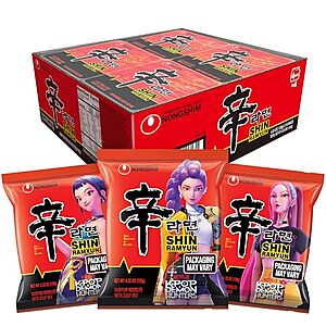 [SnS] $10.61* | 16-Pack 4.23-Oz Nongshim Shin Noodle Soup (Gourmet Spicy) at Amazon (66.3￠ each)