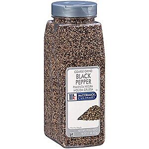 [SnS, AC] $9.91 | 16-Oz McCormick Culinary Coarse Grind Black Pepper & More at Amazon