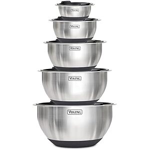 $57 | 10 Piece Viking Mixing Bowls Set at Amazon