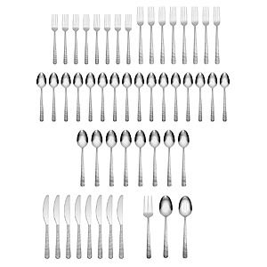 51-Piece Cambridge Silversmiths Stainless Steel Sander Mirror Flatware Set (Service for 8) $31.99 & More + Free Pickup at Macys or Free Shipping on $39+
