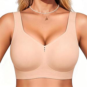 COCOMARTS Jelly Bras for Women No Underwire Full Coverage Push Up Bra $9.99