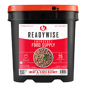 ReadyWise 94 Serving Emergency Protein Bucket + Free Shipping Costco.com $99.99