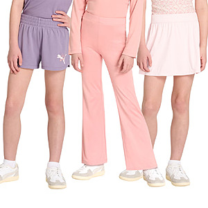 Puma Kids' 3-pack Skort, Short & Flare Legging $9.97