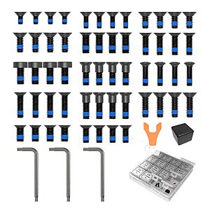 Amazon – Wokonl 56-Pc Red Dot Mounting Screw Kit - $10.99 w/ Code