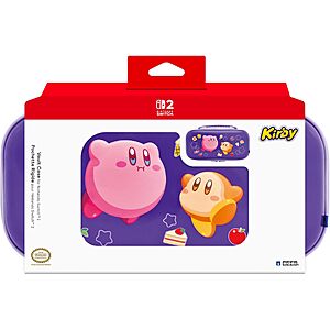 HORI Vault Case (Kirby and Waddle Dee) - Hard Shell Carrying Case for Nintendo Switch 2 - Officially Licensed by Nintendo - $19.99
