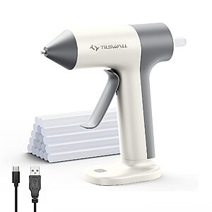 Tilswall Cordless Hot Glue Gun W106 with 30s Fast Preheating $14.99 + Free Shipping