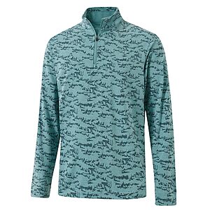 M MAELREG Men's Lightweight Dry Fit UPF 50+ Quarter-Zip Golf Pullover (S-3XL, Various Colors/Prints) from $16.98 + Free Shipping w/ Prime or on $35+